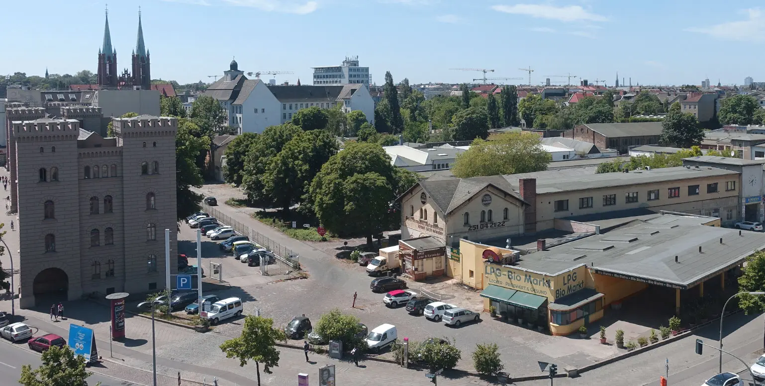 Panorama vom Dragonerareal